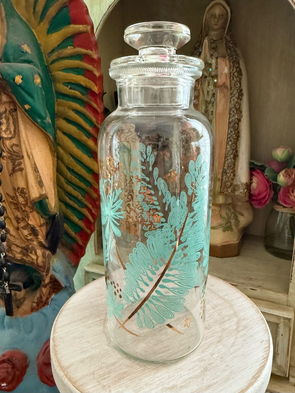 Vintage Glass Apothecary Jar